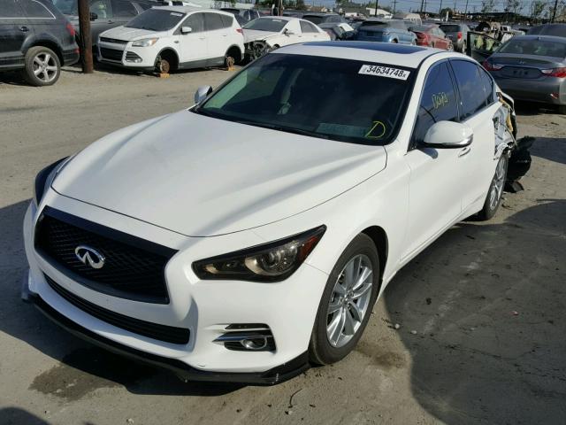 JN1EV7AP6HM739926 - 2017 INFINITI Q50 PREMIU WHITE photo 2