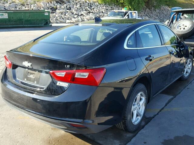 1G1ZB5ST3GF284679 - 2016 CHEVROLET MALIBU LS BLACK photo 4