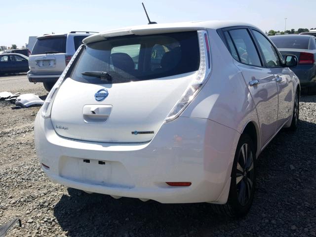 1N4BZ0CP4GC315230 - 2016 NISSAN LEAF SV WHITE photo 4