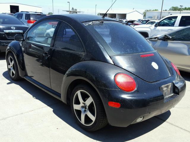 3VWED21C72M442799 - 2002 VOLKSWAGEN NEW BEETLE 黑色 照片 3