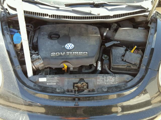 3VWED21C72M442799 - 2002 VOLKSWAGEN NEW BEETLE BLACK photo 7