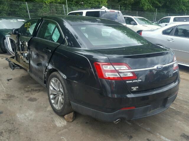 1FAHP2F85DG202620 - 2013 FORD TAURUS LIM BLACK photo 3