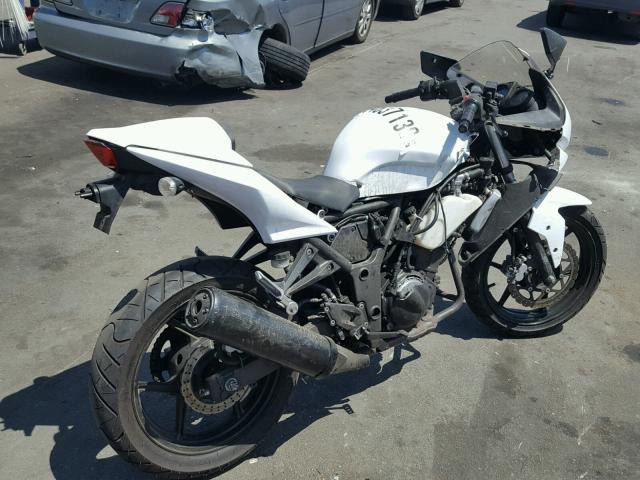 JKAEXMJ169DA40702 - 2009 KAWASAKI EX250 J WHITE photo 4