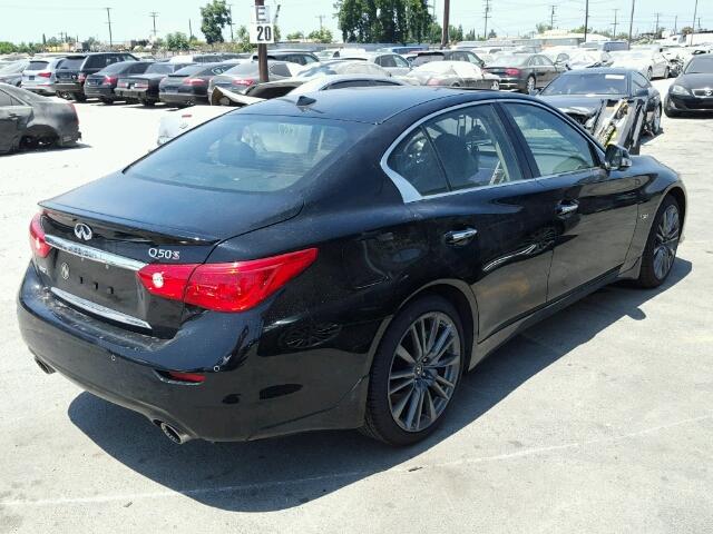 JN1FV7AR4GM451276 - 2016 INFINITI Q50 RED SP BLACK photo 4