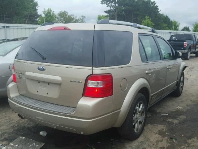 1FMZK03186GA53417 - 2006 FORD FREESTYLE GOLD photo 4