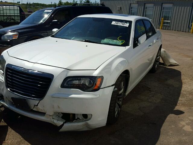 2C3CCABG1EH259902 - 2014 CHRYSLER 300 S WHITE photo 2