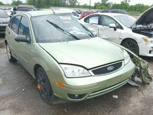 1FAHP37N87W344996 - 2007 FORD FOCUS ZX5 GREEN photo 1