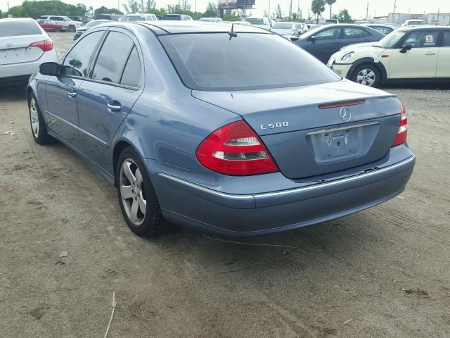 WDBUF70J73A376029 - 2003 MERCEDES-BENZ E 500 SILVER photo 3