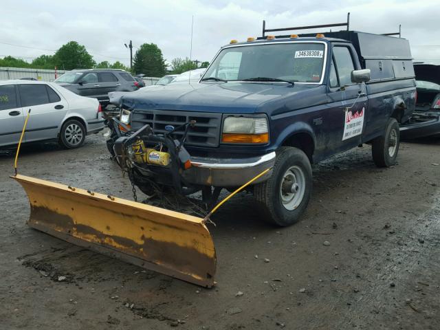 1FTHF26H9VEC59431 - 1997 FORD F250 BLUE photo 2
