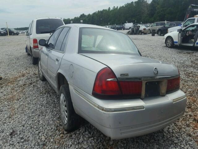 2MEFM74W0YX648925 - 2000 MERCURY GRAND MARQ SILVER photo 3