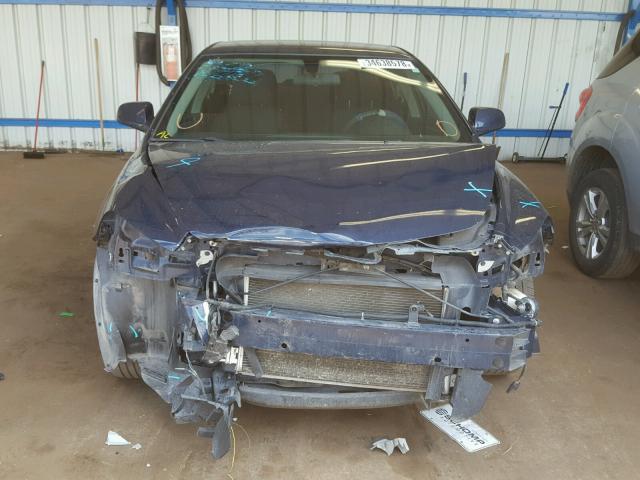 1G1ZC5EU2BF391443 - 2011 CHEVROLET MALIBU 1LT 蓝色 照片 9