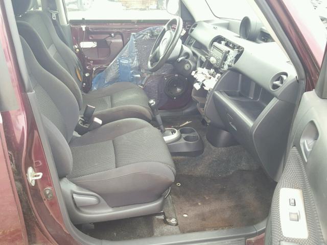 JTLKT324064031174 - 2006 TOYOTA SCION XB ბურგუნდია ფოტო 5