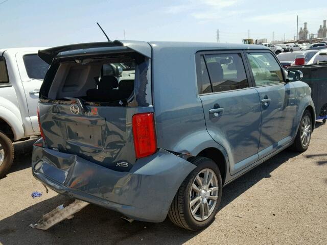 JTLKE50E981022172 - 2008 TOYOTA SCION XB 青色 照片 4