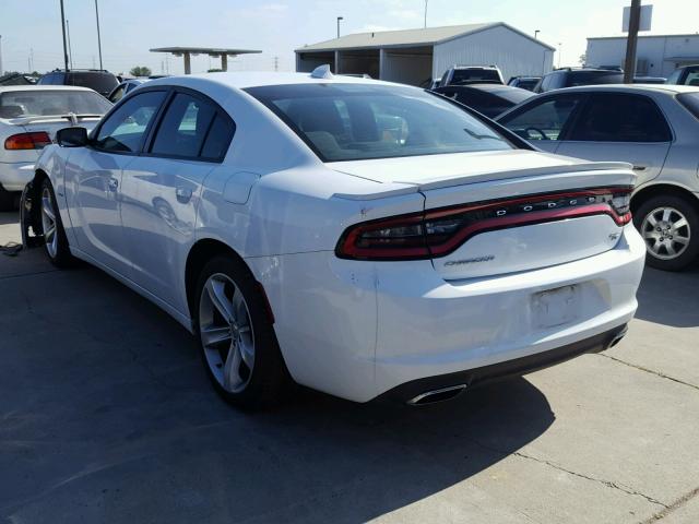 2C3CDXCT2GH250799 - 2016 DODGE CHARGER R/ WHITE photo 3