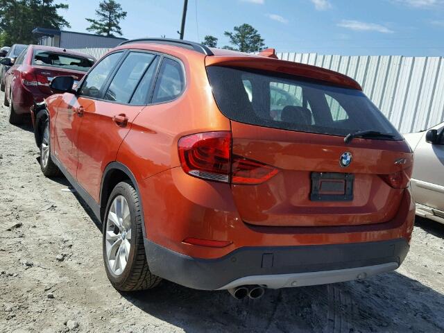 WBAVL1C51EVY19116 - 2014 BMW X1 XDRIVE2 ORANGE photo 3
