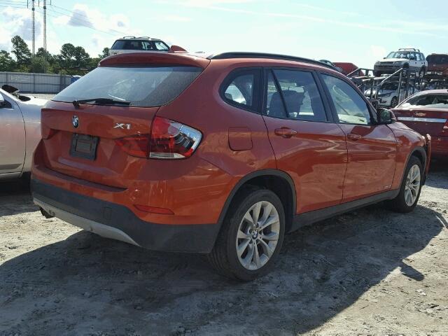 WBAVL1C51EVY19116 - 2014 BMW X1 XDRIVE2 ORANGE photo 4