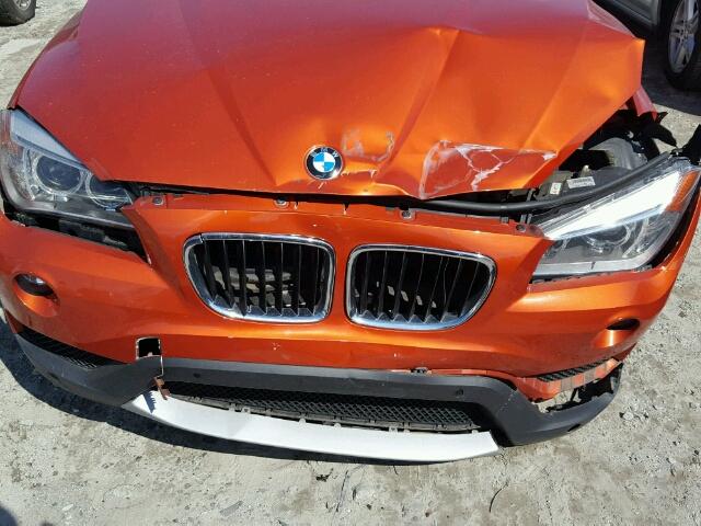 WBAVL1C51EVY19116 - 2014 BMW X1 XDRIVE2 ORANGE photo 7
