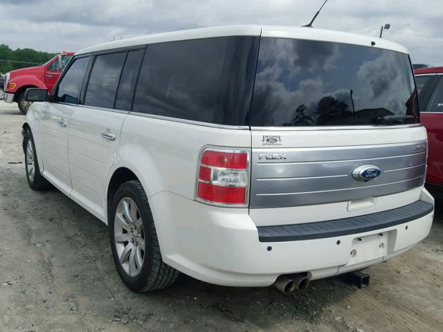 2FMGK5DC2BBD05278 - 2011 FORD FLEX LIMIT WHITE photo 3