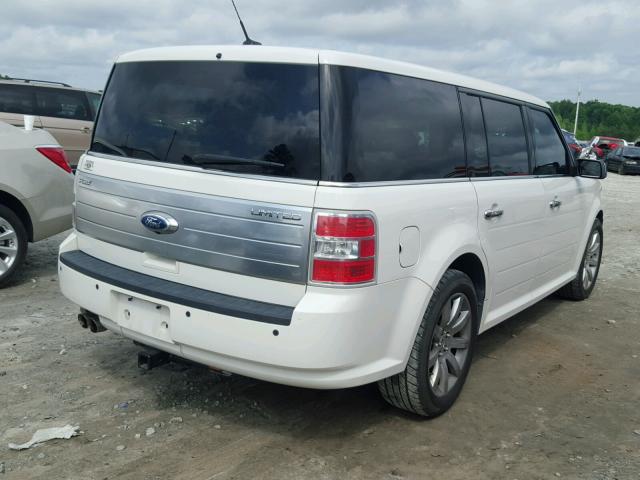 2FMGK5DC2BBD05278 - 2011 FORD FLEX LIMIT WHITE photo 4