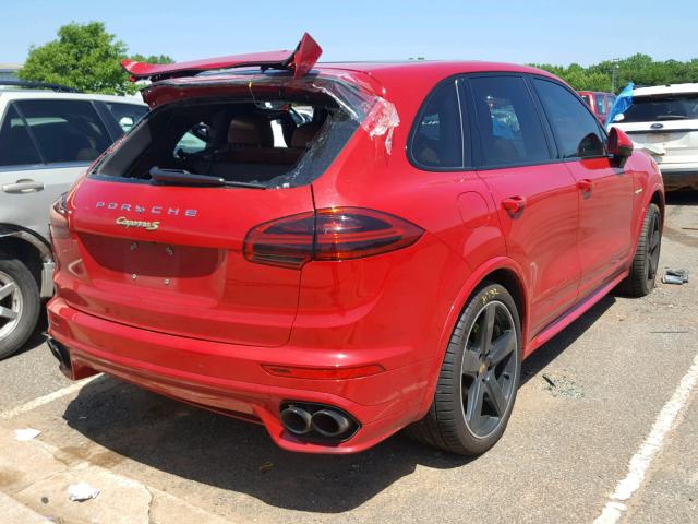 WP1AE2A28GLA60911 - 2016 PORSCHE CAYENNE SE RED photo 4