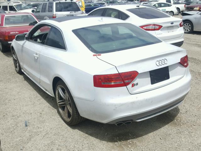 WAUVVAFR6CA016833 - 2012 AUDI S5 PRESTIG WHITE photo 3