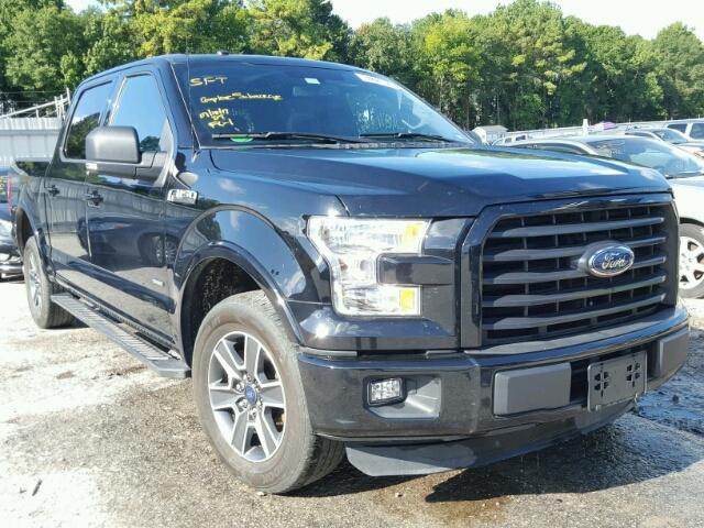 1FTEW1CG9GFA11654 - 2016 FORD F150 SUPER BLACK photo 1