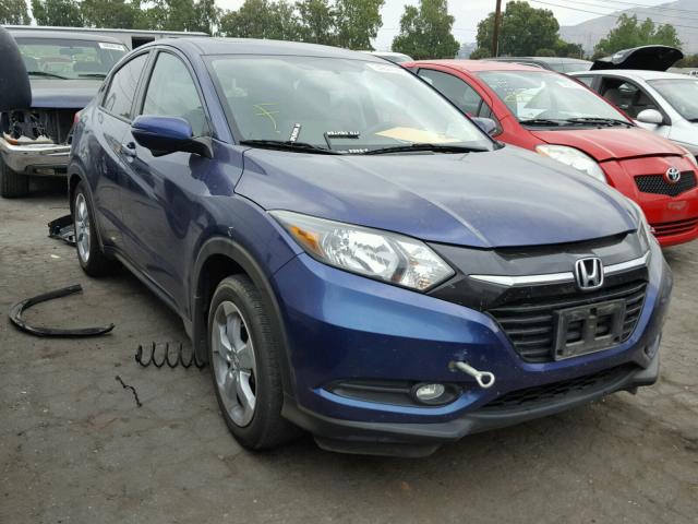 3CZRU5H59GM718026 - 2016 HONDA HR-V EX BLUE photo 1