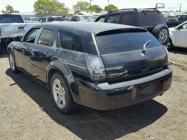 2D4FV48T45H139815 - 2005 DODGE MAGNUM SE BLACK photo 3