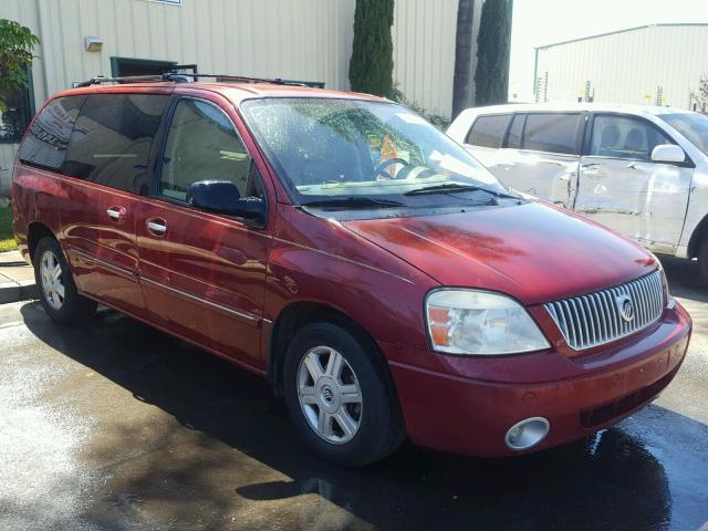 2MRDA22255BJ00039 - 2005 MERCURY MONTEREY L RED photo 1