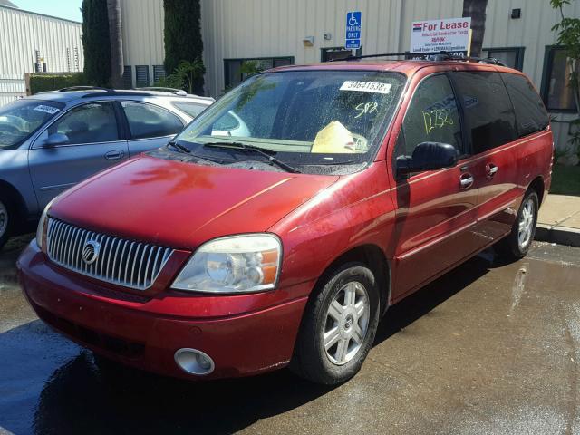 2MRDA22255BJ00039 - 2005 MERCURY MONTEREY L RED photo 2