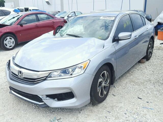 1HGCR2F30GA171272 - 2016 HONDA ACCORD LX SILVER photo 2