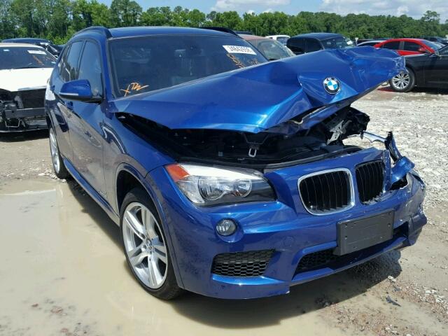 WBAVM1C58FV318383 - 2015 BMW X1 SDRIVE2 BLUE photo 1