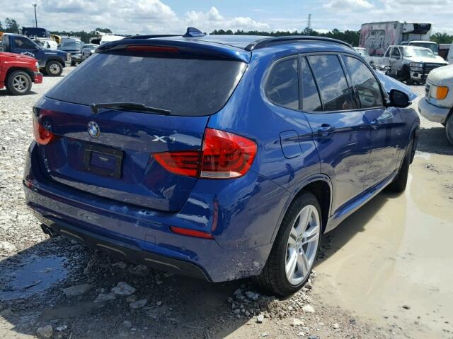 WBAVM1C58FV318383 - 2015 BMW X1 SDRIVE2 BLUE photo 4