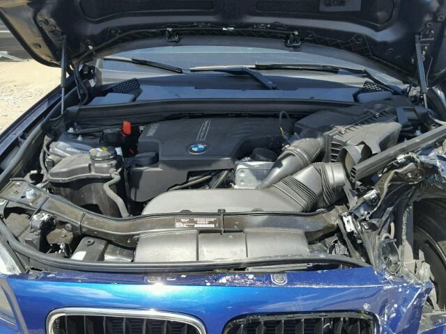 WBAVM1C58FV318383 - 2015 BMW X1 SDRIVE2 BLUE photo 7