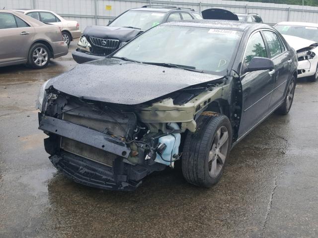1G1ZC5EU2CF331292 - 2012 CHEVROLET MALIBU 1LT BLACK photo 2