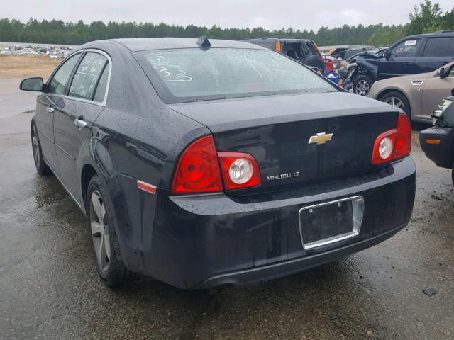 1G1ZC5EU2CF331292 - 2012 CHEVROLET MALIBU 1LT BLACK photo 3