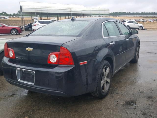 1G1ZC5EU2CF331292 - 2012 CHEVROLET MALIBU 1LT BLACK photo 4