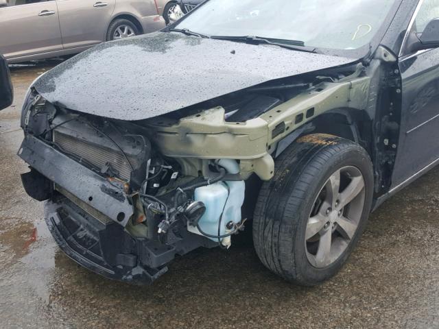 1G1ZC5EU2CF331292 - 2012 CHEVROLET MALIBU 1LT BLACK photo 9