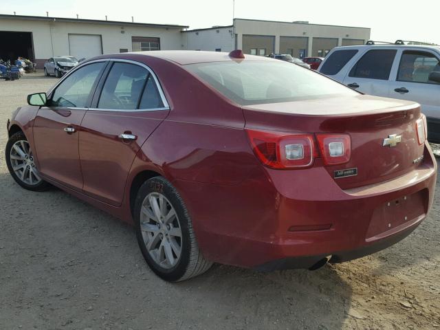 1G11H5SA5DF126026 - 2013 CHEVROLET MALIBU LTZ 红色 照片 3
