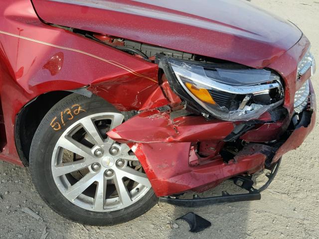 1G11H5SA5DF126026 - 2013 CHEVROLET MALIBU LTZ 红色 照片 9