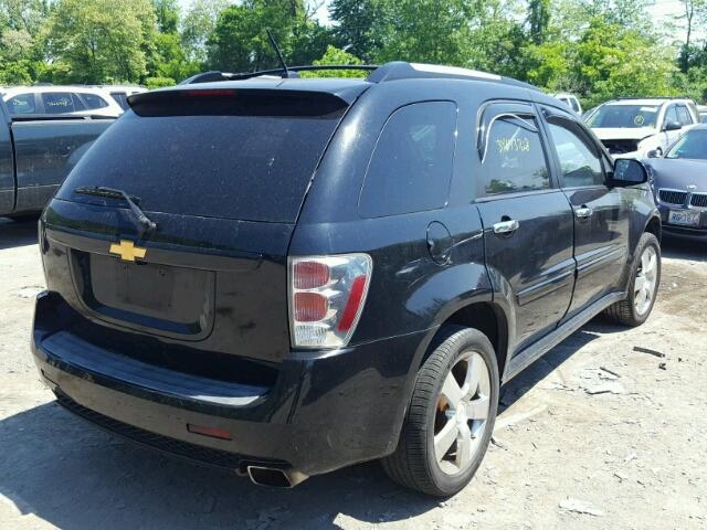 2CNDL737686015983 - 2008 CHEVROLET EQUINOX SP BLACK photo 4