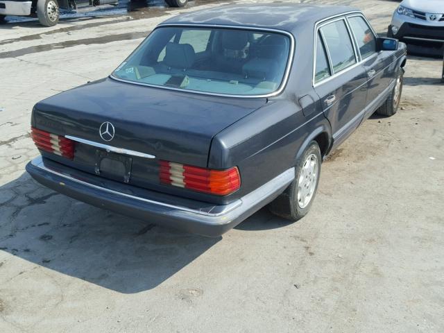 WDBCA35E6KA463966 - 1989 MERCEDES-BENZ 420 SEL CHARCOAL photo 4