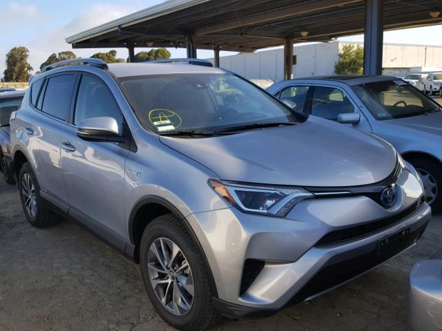 JTMRJREV9JD193577 - 2018 TOYOTA RAV4 HV LE GRAY photo 1