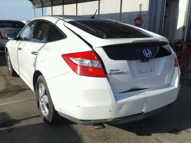 5J6TF1H39AL006731 - 2010 HONDA ACCORD CRO WHITE photo 3