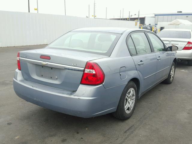 1G1ZS58F97F234256 - 2007 CHEVROLET MALIBU LS Mavi foto 4