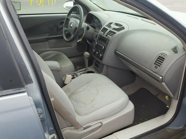 1G1ZS58F97F234256 - 2007 CHEVROLET MALIBU LS Mavi foto 5
