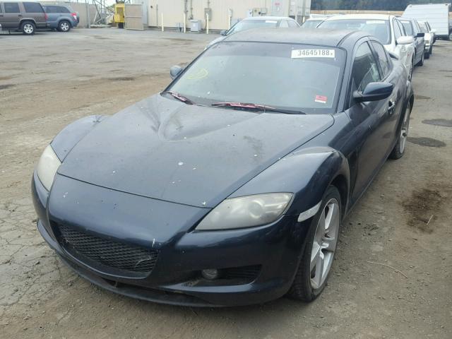 JM1FE17N240135070 - 2004 MAZDA RX8 GREEN photo 2