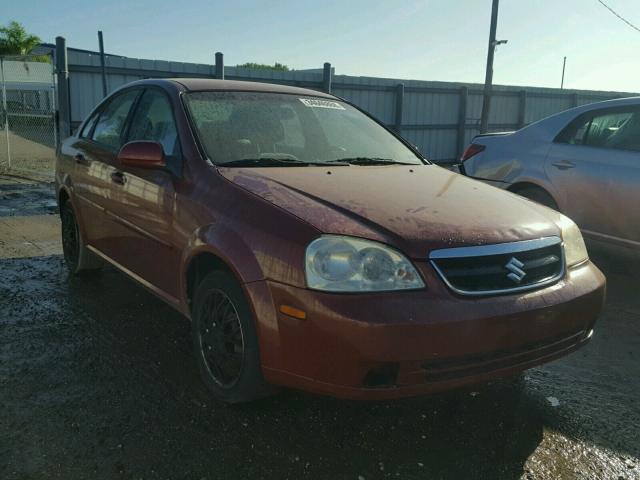 KL5JD56ZX7K525485 - 2007 SUZUKI FORENZA BA RED photo 1