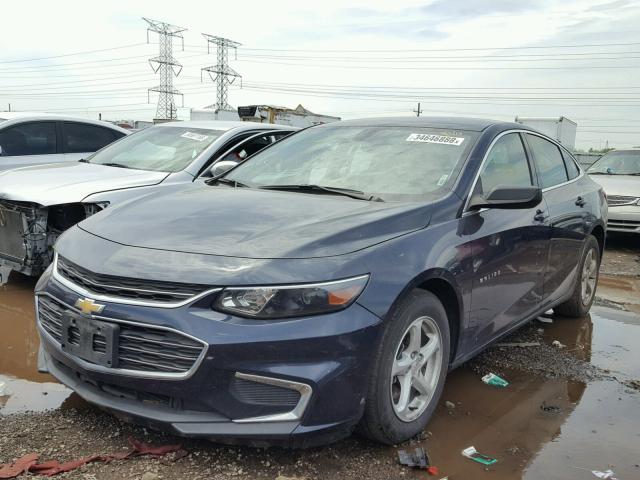 1G1ZB5STXGF244292 - 2016 CHEVROLET MALIBU LS ლურჯი ფოტო 2