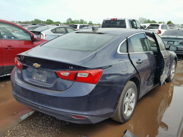 1G1ZB5STXGF244292 - 2016 CHEVROLET MALIBU LS ლურჯი ფოტო 4